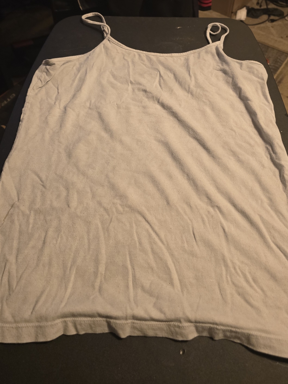 Time and Tru White Spaghetti Strap Camisole